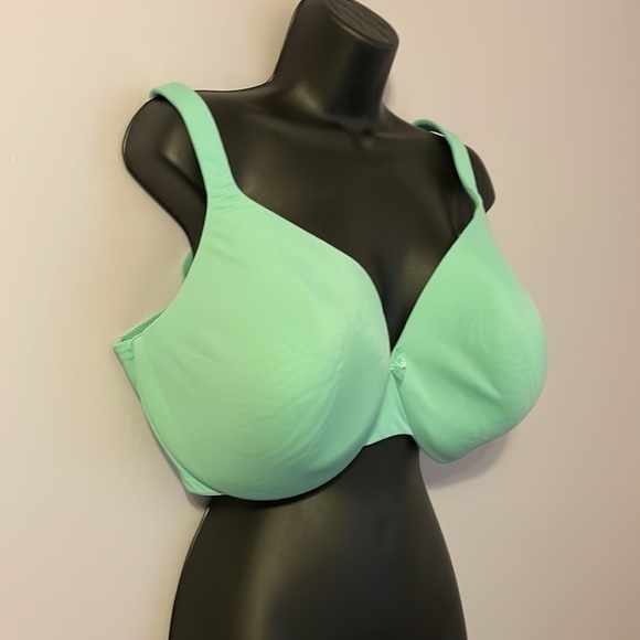 Cacique Solid Aquamarine Full Coverage Bra size 46DD - Picture 2 of 14